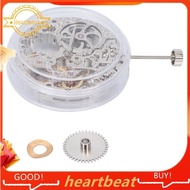 6498 Mechanical Watch Movement 21600 Bph for ETA 6498 Watch Hand Winding Hollow Skeleton Movement Replacement Parts Accessories