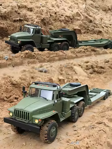 RC Truck B36-3 WPL Full Scale Military Transport Vehicle Model 1/16 RC CAR long Crawler Monster WPL 