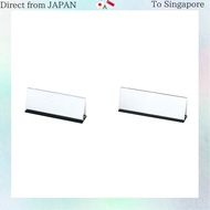 Plus Acrylic Conference Place Cards, W200 x D50 x H77mm, CT-202 62-136 W200×D50×H77mm ,W250×D53.5×H8