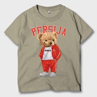 Persija The Jakmania Teddy Bear Kids T-Shirt Boys Girls Tops CSB-02 B