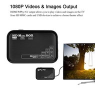 ilike Full HD Mini Box Media Player 110‑240V 1080P Support USB MMC RMVB MP3 AVI MKV