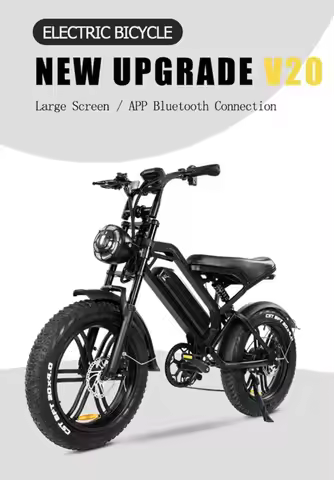 EU V20 1000W Fat Bike Professional Delivery Electric Fat Bike V8 EU Warehouse 20x4.0 Electric Fat Ti