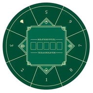 德州撲克桌布 poker圓形墊