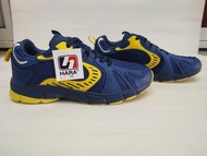 HARA SPORT รองเท้าวิ่งผ้าใบชายและหญิงรุ่นJ95สีน้ำเงินเหลือง