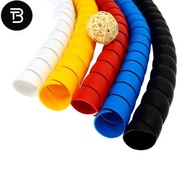 TRB 2meters 8mm 10mm Line Organizer Pipe Protection Flexible Spiral Wrap Winding Cable Wire Protecto
