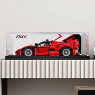 Acrylic Display Box Suitable for Lego 42212 Ferrari FXX K Racing Model Figure Storage Box Dust Cover