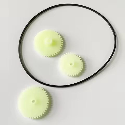 3-Piece Replacement Gear Set for Philips Cassette Deck Recorder D7140 D7160 D8040 D8268 D8269 D8334 