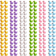 180 Pcs Resin Duck Miniature Figures Micro Fairy Garden Landscape Aquarium Dollhouse Ornament Potted