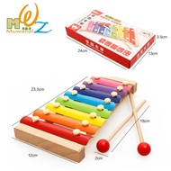 Sg Seller Mumaruko Children's Wooden Hand-Knocking Octave Xylophone Early Education Music Educationa