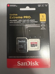 SanDisk Extreme PRO 1TB microSDXC 記憶卡連轉接器