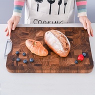 王菜板 进口黑胡桃木砧板切菜板 双面实木案板抗菌防霉 S号38*26*3.5cm【1-3人适用】