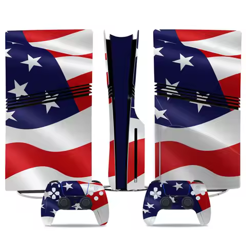USA Flag FOR ps5 Pro Disc decal New Arrival skull designs PS5 PRO disk Skin Sticker For PS5 PRO disc