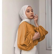 KALANTHA FASHION Arina Blouse Women's Tops Twiscone Material Women's Blouse Balloon Sleeves