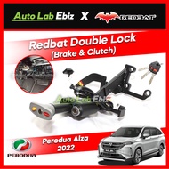 Perodua Alza 2022 Redbat Double Lock (Brake &amp; Clutch Pedal Lock)