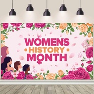 Women's History Month Backdrop Women History Month Banner Women’s History Month Decorations and Supp