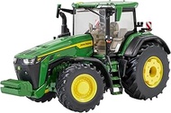 John Deere 8R 370 Tractor Replica, John Deere Tractor Replica Compatible with Farm Animals and Toys 