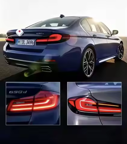 G30 LCI G38 F90 535i 540i M5 525i 530i 2019-2023 Rear taillights, brake lights, warning headlights, 