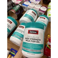 Dầu cá Swisse Ultiboost Odourless Super Strength Wild Fish Oil