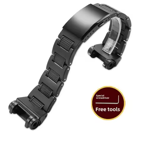 For Casio G-SHOCK 5410 Strap GPW-1000 Modified Lightweight Plastic Steel Watch Band GPW-1000 Men's B
