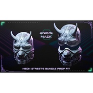 [Neon Warrior - Anikis Mask] 3D Model STL File | Compatible with PLA, ABS, Resin Filament for 3D Pri