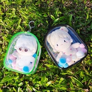 KIDDOVE Outdoor Bag, 10cm Doll  Transparent Storage ,  Style Doll Accessories Mini Bag Decoration Do