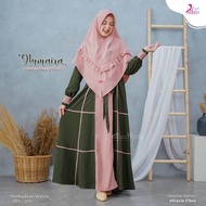 Baju Gamis Terbaru Alwa Hijab Ori.- Gamis Shanum Set - COD - gamis remaja terbaru- Fashion muslimah