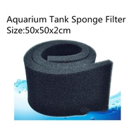 Fish Tank Aquarium Biochemical Sponge Filter 50*50*2cm(Big And Small Hole)