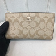 Coach 白花對摺長銀包 XB449