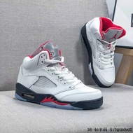 aj5Engraved Rukawa Kaede Sneakers White Red Men's and Women's Same Handsome High Quality Air Cushion