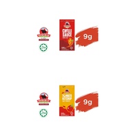 100pc. x 9g Kerry Swiss Bear Chili Tomato Sauce 9g Ketchup Cili Sachet Pek Kecil