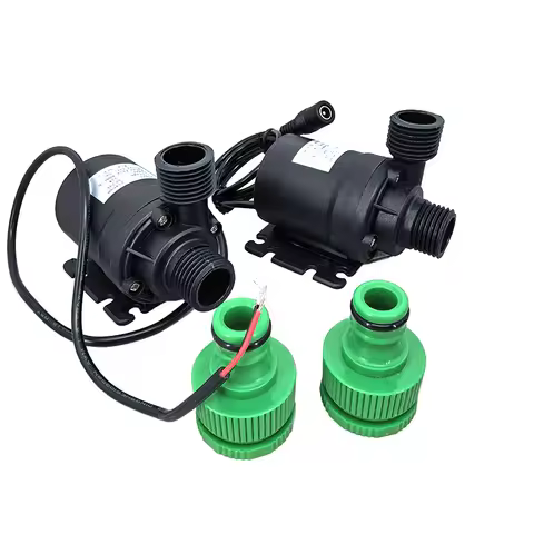 DC 12V 24V High Voltage Ultra-quiet Solar Water Pump Lift 5M 800L/H Brushless Motor Submersible Pump