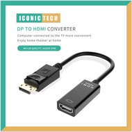 DP to HDMI Adapter Display Port (M To F) HDMI Cable LCD TV 4K*2K 1080p