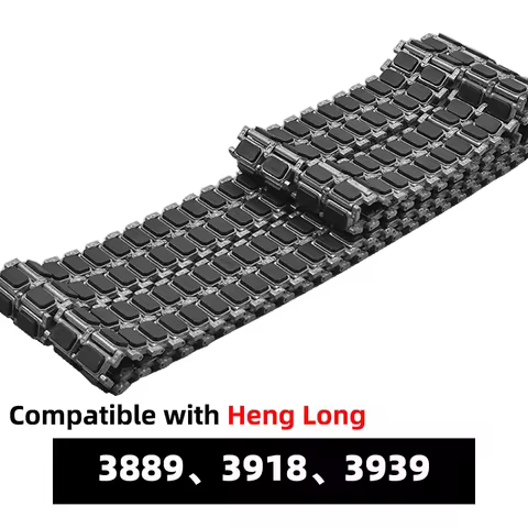 Heng Long 3889 3918 3939 Double-sided Rubber-coated Track Compatible with HL 1/16 Leopard2A6 U.S. M1