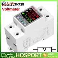 【HCS】220V 40/63A ปรับได้ภายใต้อุปกรณ์ป้องกันแรงดันไฟฟ้า Current Protection จำกัดโวลต์มิเตอร์ Energy 