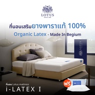 LOTUS ที่นอนยางพารา (สเปคแน่นสบาย) รุ่น i-Latex I หนา 7 นิ้ว*ฟรีหมอนหนุนสุขภาพ ส่งฟรี