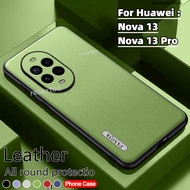 Huawei Nova13 5G Matte Leather Texture Casing For For Huawei Nova 13 Pro Nova13Pro 5G BLK-AL80 MIS-A