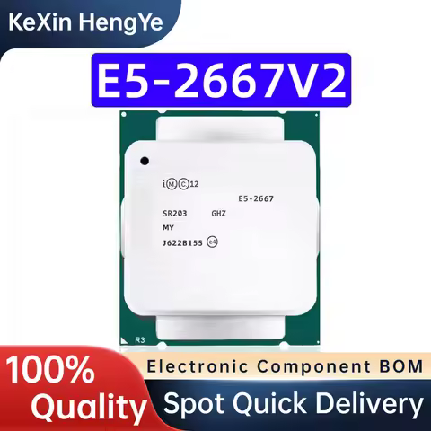 Xeon E5-2667V2 E5 2667 V2 8-Core 3.3GHz LGA 2011 processor CPU Support DDR3 memory