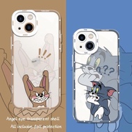 Couple J-JerryS Mouse Tom Cat Phone Case For Huawei Y7A Y9S P40 30 Lite Nova 5T 3i 5i 7i 6 7 9 SE 4E Honor 20 8X Y9 Prime 2019 Clear Silicone Casing