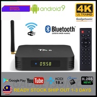 New TX6 TvBox 4GB+64GB (Over 10k Channels+Apps) H6 2.4G 5G Dual WiFi Bluetooth 4K Smart Android Box Malaysia IPTV Player