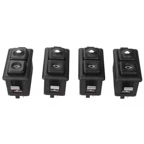 4Pcs Power Window Sunroof Switch Illuminated For Bmw E30 E24 E28 From 09/1986 61311381205 / 61 31 1 