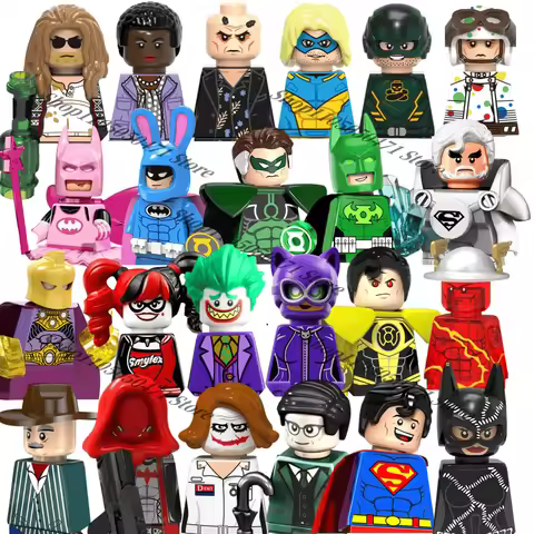 Superhero Marvel collectible brick toys Mini building block action movie character Riddler Robin Ele