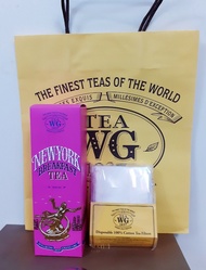 (茶葉+濾茶袋) TWG Tea WG New York Breakfast Tea 100g & TWG disposable 100% Cotton Tea Filters 30pcs 紐約早餐茶