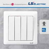 LS V5 Series 1 Gang 1 Way 2 Gang 1 Way 3 Gang 1 Way 4 Gang 1 Way Switches