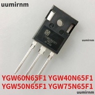 UUMIR 2pcs IGBT Inverter 40A/50A/60A YGW50N65F1 Commonly Used YGW60N65F1