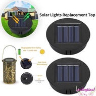 VALENTINE1 Solar Battery Box, Replacement Solar-powered Solar Panel, Solar Cells Round Polycrystalli
