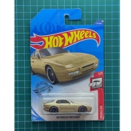 HOT WHEELS 89 PORSCHE 944 TURBO REGULAR GOLD