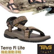 RV城市【美國 TEVA】零碼75折》男款 織帶運動涼鞋 Terra Fi Lite/足弓涼拖鞋_1001473