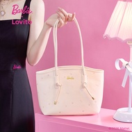Barbie™ X Lovito Elegant Glitter Shoulder Tote Bag for Women LB1AD013 Barbie™ X Lovito Beg Bahu Berk