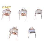 A&W 5PCS 5MM Ceramic Trimmer Capacit Adjustable Capacitor Trimmer Variable Ceramic Capacitor 3PF 5PF