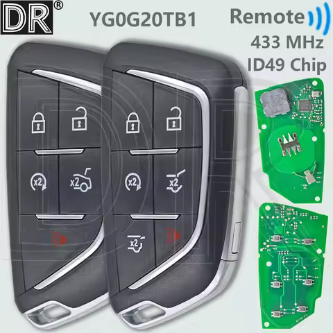 DR YG0G20TB1 ID49 433MHz Keyless Go Car Remote Control Key For Cadillac Escalade CT4 CT5 2020 2021 2
